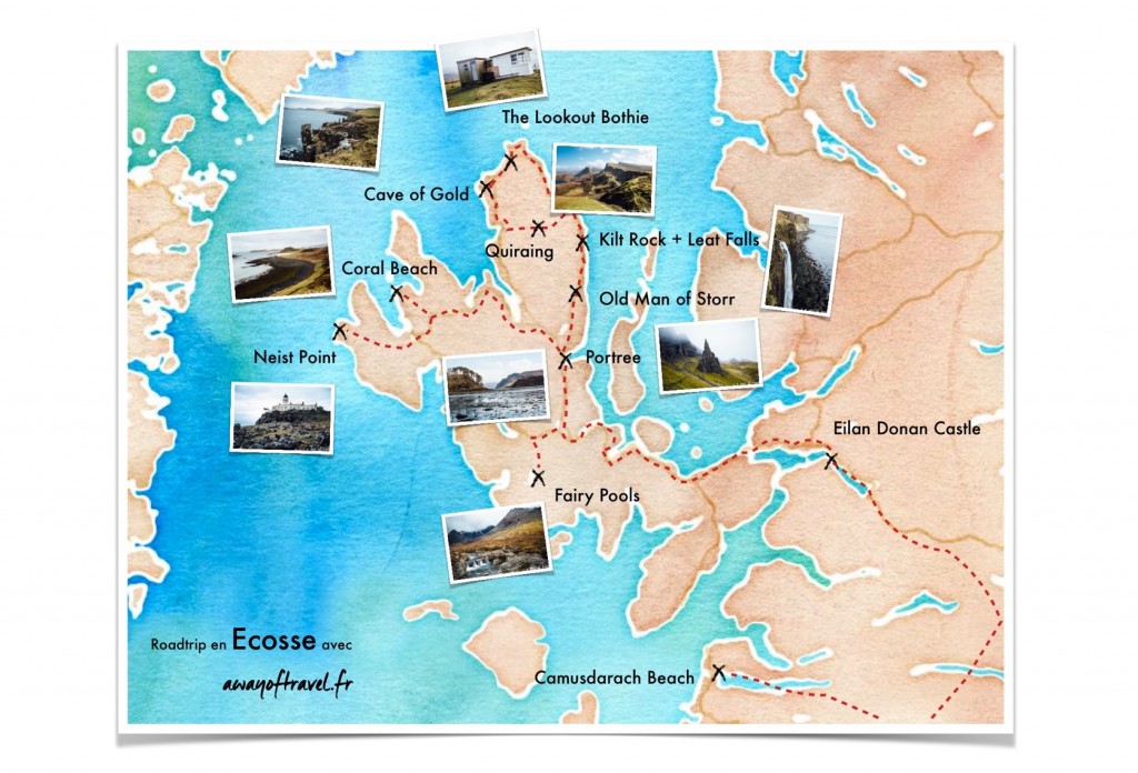 Map scotland skye