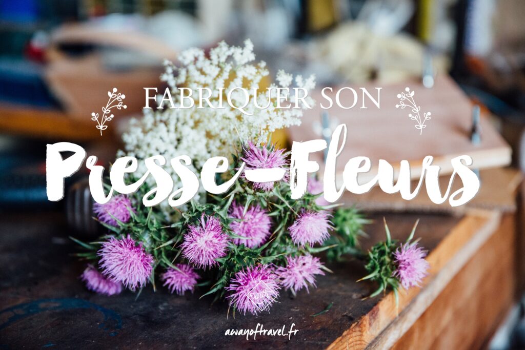 Presse-Fleurs diy tUTO fABRIQUER BLOG herbier