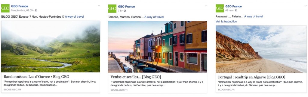 Publication geo magazine france blog voyage